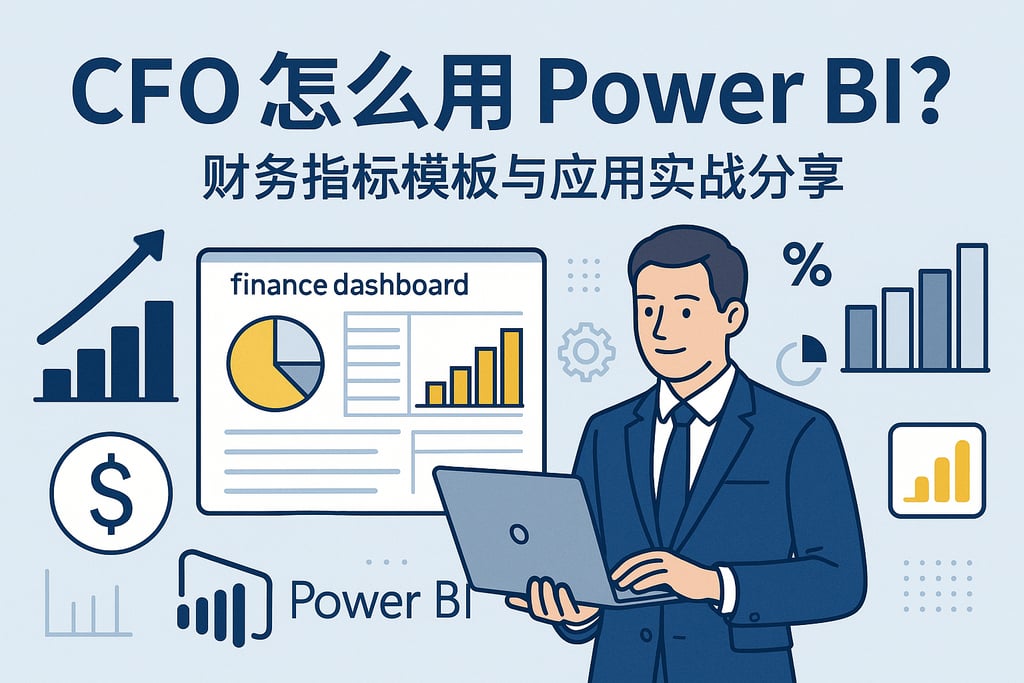 CFO怎么用Power BI？财务指标模板与应用实战分享
